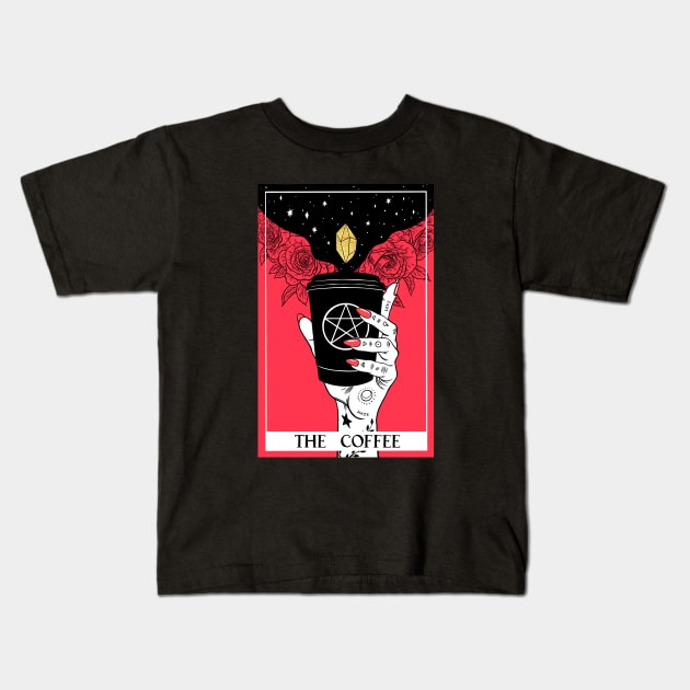 Tarot card The Coffee Kids T-Shirt by OccultOmaStore